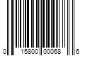 Barcode Image for UPC code 015800000686