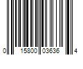 Barcode Image for UPC code 015800036364