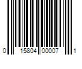 Barcode Image for UPC code 015804000071