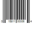 Barcode Image for UPC code 015811000064