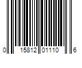 Barcode Image for UPC code 015812011106