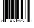 Barcode Image for UPC code 015812070721