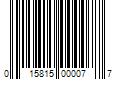 Barcode Image for UPC code 015815000077