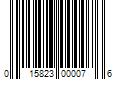 Barcode Image for UPC code 015823000076