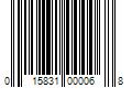 Barcode Image for UPC code 015831000068