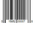 Barcode Image for UPC code 015852000078