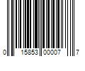 Barcode Image for UPC code 015853000077