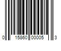 Barcode Image for UPC code 015860000053