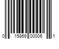 Barcode Image for UPC code 015869000061