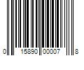 Barcode Image for UPC code 015890000078