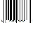 Barcode Image for UPC code 015893000051