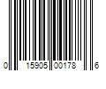 Barcode Image for UPC code 015905001786