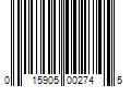 Barcode Image for UPC code 015905002745