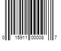 Barcode Image for UPC code 015911000087