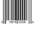 Barcode Image for UPC code 015916000068