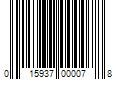 Barcode Image for UPC code 015937000078