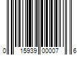 Barcode Image for UPC code 015939000076