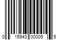 Barcode Image for UPC code 015943000055