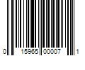 Barcode Image for UPC code 015965000071