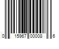 Barcode Image for UPC code 015967000086