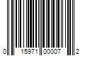 Barcode Image for UPC code 015971000072