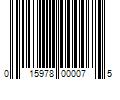 Barcode Image for UPC code 015978000075