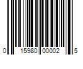 Barcode Image for UPC code 015980000025