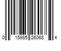 Barcode Image for UPC code 015985260684