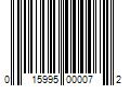 Barcode Image for UPC code 015995000072