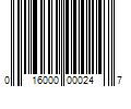 Barcode Image for UPC code 016000000247