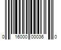 Barcode Image for UPC code 016000000360