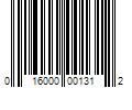 Barcode Image for UPC code 016000001312