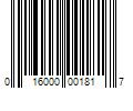 Barcode Image for UPC code 016000001817