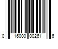 Barcode Image for UPC code 016000002616