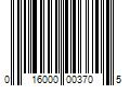 Barcode Image for UPC code 016000003705