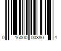 Barcode Image for UPC code 016000003804