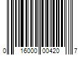 Barcode Image for UPC code 016000004207