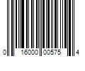 Barcode Image for UPC code 016000005754