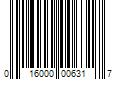 Barcode Image for UPC code 016000006317