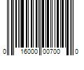 Barcode Image for UPC code 016000007000