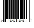 Barcode Image for UPC code 016000150157