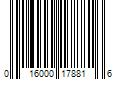 Barcode Image for UPC code 016000178816