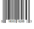 Barcode Image for UPC code 016000182653