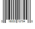 Barcode Image for UPC code 016000187948