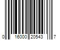 Barcode Image for UPC code 016000205437