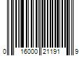 Barcode Image for UPC code 016000211919