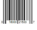 Barcode Image for UPC code 016000215337