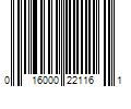 Barcode Image for UPC code 016000221161