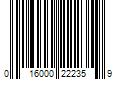 Barcode Image for UPC code 016000222359