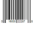 Barcode Image for UPC code 016000222878